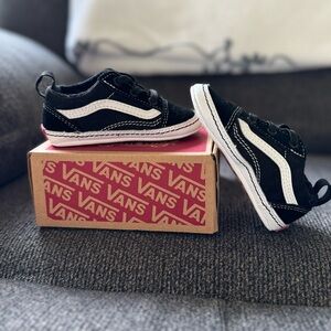 Vans infant crib shoes
